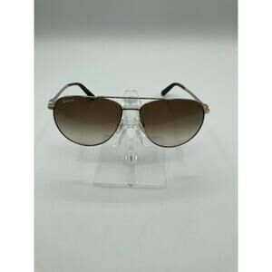 Salvatore Ferragamo Unisex SF157S Sunglasses, Gold